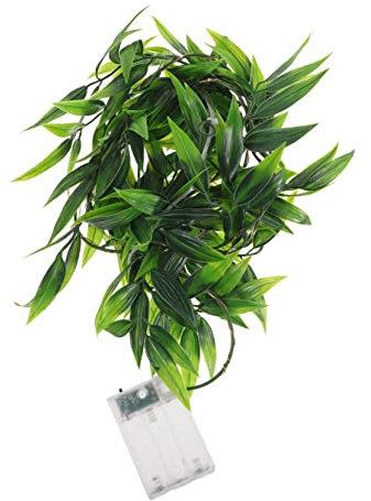 JOINPAYA Schnur Monstera-Blatt-Rebe hochzeitsdeko Pflanzenrebe hängende Girlande grüner Kranz