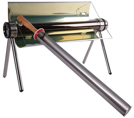 Forno Solare Forno Portatile-1.5L Fornello Solare di Grande Capacità Forno da Esterno e Griglia da Campeggio ad Energia Solare per 3-5 Persone Forno per Barbecue Pentole da Campeggio Compatte