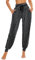 HAPYWER Haremshose Damen Lang für Sport Workout-Yogahose Jogginghose Sommerhose Leicht Weiche Lockere Bequem mit Groß Taschen-S-XXL(Polka Dot - Schwarz,M)