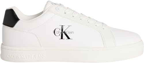 Calvin Klein Herren Cupsole Sneaker Classic Mono aus Leder