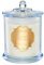 M&SENSE Duftkerze im Glas groß Leinen Brise Kerze 360g über 60 std. Brenndauer natürliche Aromatherapie Kerze stark duftende lang anhaltende Entspannung Heim Deko Geschenk für sie