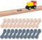 20 Stück Gleisverbinder holzeisenbahn verbindungsstücke, Rail Connection Wood Track, schienenverbinder holzeisenbahn, Holzschienen Adapter Verbinder, Schienen Verbindungsstücke