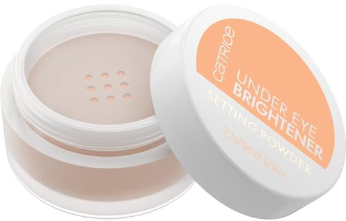 Catrice Under Eye Brightener Setting Powder, Puder, Nr. 020, Nude, aufhellend, sofortiges Ergebnis, weichzeichnend, natürlich, vegan, ohne Parfüm, ohne Alkohol, ohne Parabene, 1er Pack (2.3g)