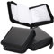IMIKEYA Cd Koffer 3st Cd-aufbewahrungshüllen Kabel Vinyl Cd-hüllen Reißverschlüsse DVD Fall Cd Aufbewahrung DVD-Wallet Reißverschluss Disc-Tasche DVD- Pu-Kunstleder Black Cd Aufbewahrungssystem