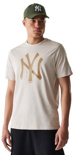 New Era Herren Nos MLB Regular Tee Neyyan Stnwht T-Shirt