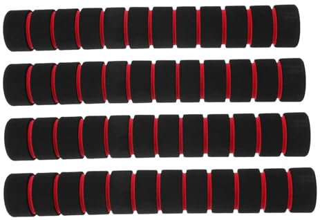 Toyvian 2pairs Non- Grip Covers Sponge Handle Protectors for Kayak and Canoe Paddles Comfortable Oar Rod Easy to Clean