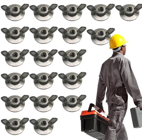 Gazocua Juego de tuercas de | hardware de fijación de acero con tornillos roscados de 6 mm, destornillador para tuercas de , para reparación de hogar, vehículos de motor, muebles