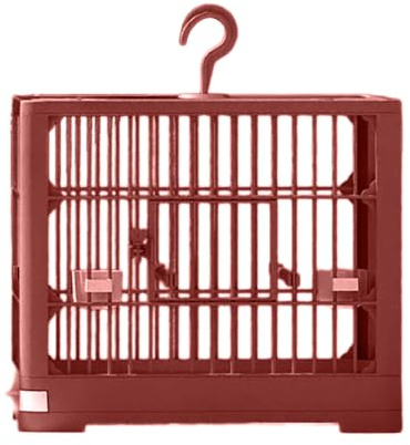 Vynetra Eleganter Vogelkäfig mit geräumigem Platz, großer Vogelkäfig für Gesundheit, belüftetes Haus mit stehender Sitzstange, Vogelzubehör