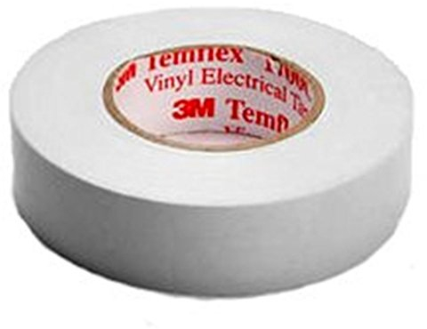 3M Temflex TWEI1925 Temflex 1500 Vinyl Elektro-Isolierband, 19 mm x 25 m, 0,15 mm, Weiß