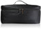 Make Up Beauty Cosmetic Bag - Large Travel Wash Case Bags for Women Girls Storage of Makeup Cosmetics, Toiletry Pouch for Brushes Toiletries Kids Brush Kit Nail Art Lamp Set, Splash Waterproof (BLACK)