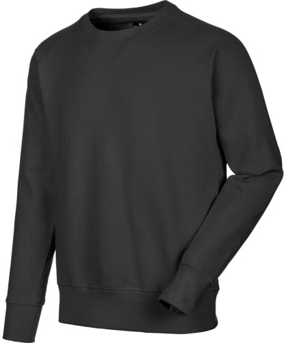 WÜRTH MODYF Sweatshirt Job+ für Herren & Damen in Schwarz - moderner Arbeitspullover, perfekt für Handwerk, Werkstatt, Arbeiten im Freien - in den Größen L