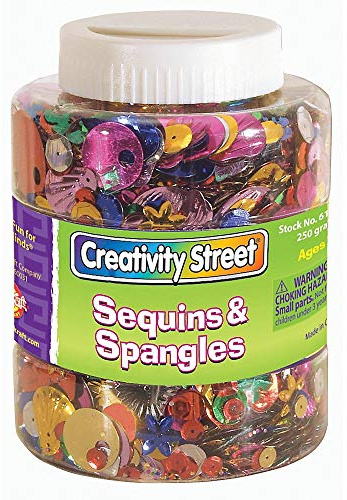 Creativity Street Sequins & Spangles 8.1 oz. Shaker Jar