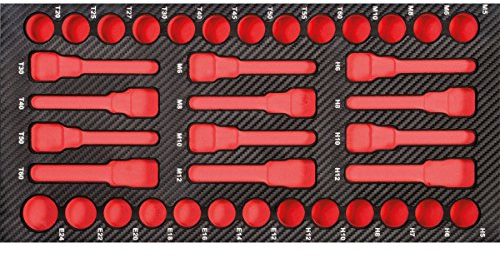 Projahn Proform 5999-19E Vehicle Toolbox Inlay for 1/2 Inch Tools