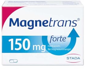 Magnetrans forte 150 mg - Magnesiumkapseln bei nachgewiesenem Magnesiummangel - 1 x 100 Hartkapseln, geschmacksneutral