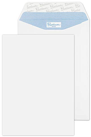 Blake Office - Premium Envelopes C5 (229 x 162 mm) - Pack of 500 - Quality 120GSM - FSC Certified - White Peel and Seal Envelopes - Business Envelope - Laser & Printer Compatible (34115)
