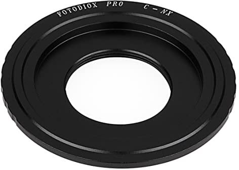 Fotodiox Pro Lens Mount Adapter C-Mount Cine Lens (8mm & 16mm Film, CCTV) to Samsung NX Camera Adapter, Fits Samsung NX1, NX3000, NX Mini, NX30, Galaxy NX, NX2000, NX 1100, NX300, NX300M Mirrorless Digital Cameras