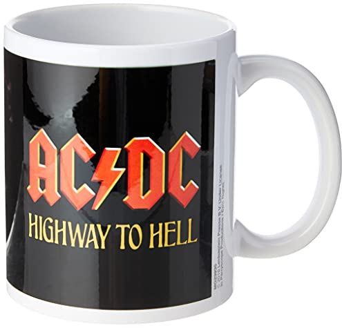 Pyramid International MG23935 AC/DC (Highway To Hell) Official Boxed Ceramic Coffee/Tea Mug, Multi-Colour, 11 oz/315 ml