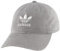 adidas Originals Herren Metal Logo 2 Relaxed Fit Strapback Cap, Steingrau/Weiß, Einheitsgröße