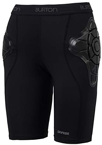 Burton Damen Total Impact Short Snowboard Protektor, Schwarz (True Black), XL