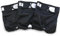 Hisprout weiblich Hund Windel wiederverwendbar waschbar Langlebig Hund Windeln Hose,Schwarz,L