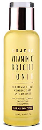 ORJENA Vitamin C Bright Gesichtswasser für Gesicht, feuchtigkeitsspendend, koreanische Hautpflege