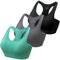 HBselect Sport BH Bustier Damen Bralette Nathloser mit Polstern Sportbekleidung Baumwolle ohne Bügel atmungsaktiv Joggen Yoga Jumping Fitness