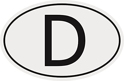 U24 Aufkleber Autokennzeichen D = Deutschland Autoaufkleber Sticker