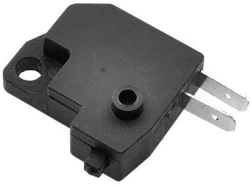 AUTOZOCO Interruptor Derecho de luz de Freno Moto Negro