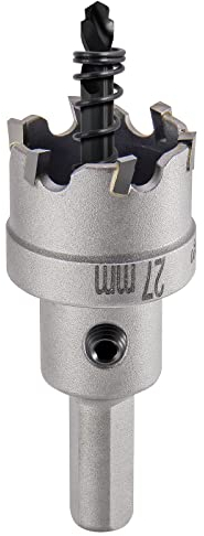 Luomorgo 1-1/16 27mm Carbide Hole Saw Heavy Duty Hole Cutter for Stainless Steel