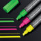 SIGEL BA182 Kreidemarker bunt, Keilspitze 1-5 mm, abwischbar, fluoreszierend, 3 Farben