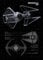 Displate Offiziell Star Wars MetallPoster Magnetische Befestigung Inklusive Lizenziert Bilder Hochwertiges Poster Vehicle Schematics - Tie Interceptor 45 cm x 32 cm