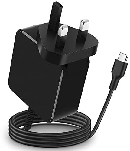 61W/65W USB-C Power Adapter Charger for MacBook Pro Asus Acer Hp Lenovo Dell Chromebook Laptops Switch Samsung HUAWEI Xiaomi and more Devices USB Type C Power Adapter UK