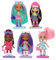 Barbie, Extra Mini Minis, Confezione da 5 mini Bambole alte 8+ cm, Ciascuna con Abiti Colorati per Look alla Moda, Borsette e Accessori Inclusi, Giocattolo per Bambini, 3+ anni, HPN09
