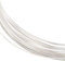BENECREAT 23 Gauge 16 Feet Silver Square Copper Wire, Bendable Metal Craft Wire for Necklace Bracelet Making and Handmade Project, 0.6mm Wide