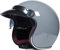 Jet-Helm mit Visier, Retro Pilot-Helm für Brillen-Träger, Roller-Helm für Frauen und Herren im Vintage-Look, Motorrad-Helm,ECE-Zertifizierung