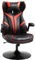 Vinsetto Fauteuil Gamer Chaise de Jeu Gaming pivotante 360° Ergonomique Hauteur réglable accoudoirs revelables Coussin têtière Inclus revêtement Similicuir 67 x 70 x 106-112 cm Rouge et Noir
