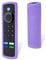 Friendly Silicone Protective Cover for Firestick Remote, DropProof & DustProof, Washable, Compatible with Most Fire Stick 4k/Max Voice Remote Case (Purple)