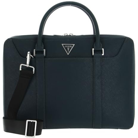 GUESS cartella laptop bag Certosa Bag Teal petrolio