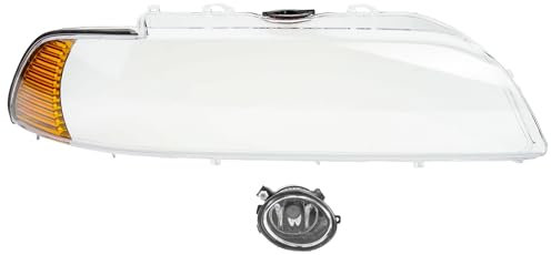 Johns, Scheinwerferglas passend für BMW 5er E39 09/00-06/03 Re. Beifahrerseite + Nebel.