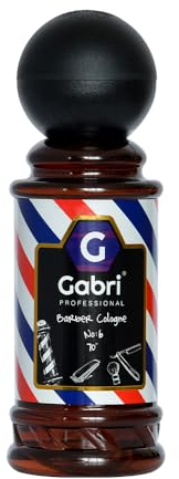 Gabri Mens Eau De Cologne 250ml, Aftershave & Barber Cologne, Relaxing & Refreshing, Sweet Orange, Bergamot, Lemon Peel, Fresh Citrus (No6)