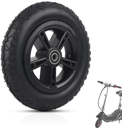 Oumefar Elektroroller Aufblasreifen , 200 X 40 Roller Reifenersatz Robuster und Langlebiger Gummiradreifen für Roller Kinderwagen