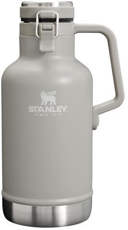 Stanley Jarra clásica fácil de verter, jarra aislada que mantiene la cerveza fría y carbonatada, fabricada con interior de acero inoxidable, revestimiento exterior duradero y tapa a prueba de fugas,