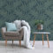 Tapete Lenni Blumen M1-No.11003 | Vlies | Petrol | Gold | Tadessi | 10,05 m x 0,53 m