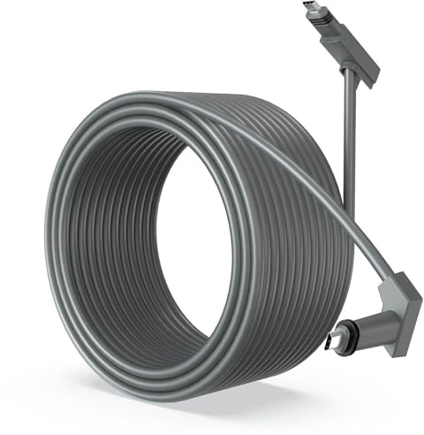 Bewinner Câble pour Adaptateur Ethernet Câble D'extension Satellite étanche pour Satellite Rectangulaire V2, Gris 147,6 Pieds 45 M