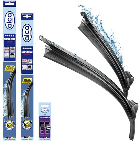 alca® Scheibenwischer passend für AUDI A4 Avant (11.2003-12.2004) SUPER FLAT Flachbalkenwischer