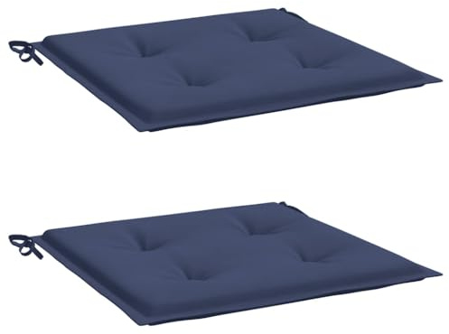 vidaXL Palettenkissen 2 STK. Marineblau 40x40x4 cm Oxford-Gewebe
