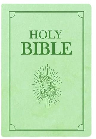 Bible Pillow, 33cm Bible Kissen, Aufklappbares Bibel Buchform Kissen, Holy Bible Stuffed Plushie, Christliche Geschenke Für Kinder Und Erwachsene