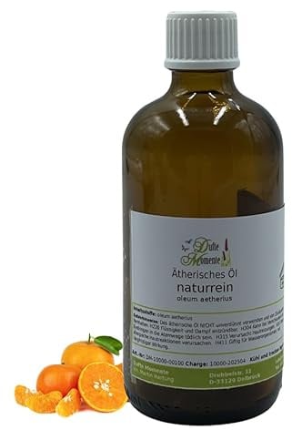 Dufte Momente | ätherisches Öl Mandarine grün 100ml | naturrein | für Aufguss Duftlampe Diffusor und mehr | pur, ohne irgendwelche Zusatzstoffe | vegan