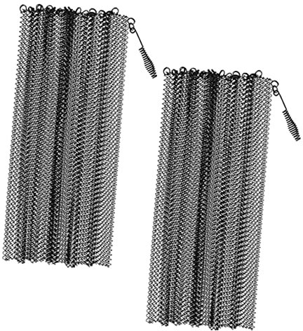 SEWOART 2St Maschensiebe für Kamine Kaminschirm Kamingittervorhang Gitterrost Mesh-Kaminsiebe kaminofen zubehör kaminzubehör vorhangstange vorhänge Kaminplatten Herd Kamin Mesh-Panel Eisen