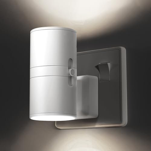 LOHAS-LED Night Light Plug in Wall, [1 Pack] Bright Night Light, Dusk to Dawn Sensor, 0-100LM, 6000K Cool White Light, Dimmable Nightlight for Hallway Bedroom Stair Bathroom Toddler
